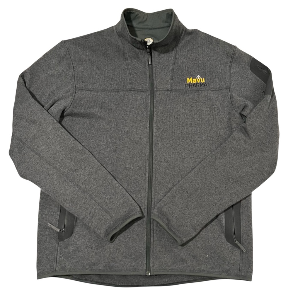 Arcteryx Covert Cardigan Men's Size XL Polartec Gray Full Zip Fleece Jacket